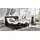 Westfalia Schlafkomfort Boxbett, schwarz, B:214cm L:214cm, Bezug der Obermatratze: 100% Polyester, abnehmbar und waschbar bis 60C;Box und Kopfteil: Mikrovelours (100% Polyester), WESTFALIA SCHLAFKOMFORT, Komplettbetten, Boxspringbett, mit Motor