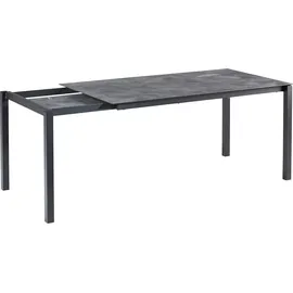 BEST Freizeitmöbel BEST Palazzo anthrazit rechteckig 120,0/160,0-200,0 x 80,0 x 75,0 cm