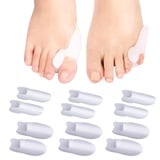 AWAVM 3 Paar Hallux Valgus Zehenspreizer transparent 3 PaarZehenspreizer Kleiner Zeh E-Book - DERMATEST: SEHR GUT - 0% BPA, Universalgröße, verbessertes Silikon Hallux Valgus Korrektur