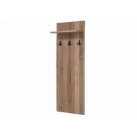 Massivmoebel24 Wandgarderobe Villanders 140 x 20 x 50 cm