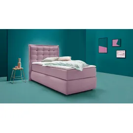 INOSIGN Boxspringbett »Sagres«, Kopfteil mit 2farbiger Flatterbiese und zweifarbigen Knöpfen