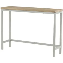 venture home Rise Konsolentisch 30x110 cm Esche dekor, grau.