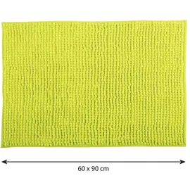 MSV Badteppich Chenille Grün 60 x 90 cm