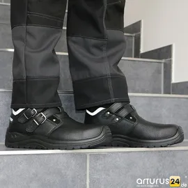 FHB Sicherheitsstiefel EN 20345:2004/A1:2007 S3 Norbert Gr. 45 Kuhleder schwarz