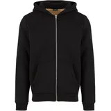 URBAN CLASSICS Bonded Sherpa Reißverschlusspullover Black XL