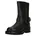 Biker Boots Black Leather mit herausnehmbarem Contour-Cushion-Fußbett 1216 Black Leather 36 36