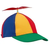 Relaxdays Bunte Propeller Mütze Unisex Einheitsgröße