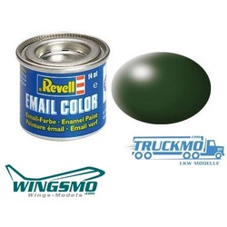 Revell Modellbau Email Color Dunkelgrün seidenmatt 14ml RAL 6020 32363