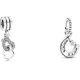 Pandora Verschlungene Herzen Silber 791242CZ