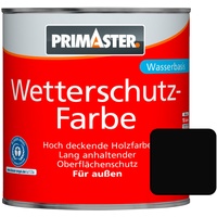 Primaster Wetterschutzfarbe 750 ml schwarz