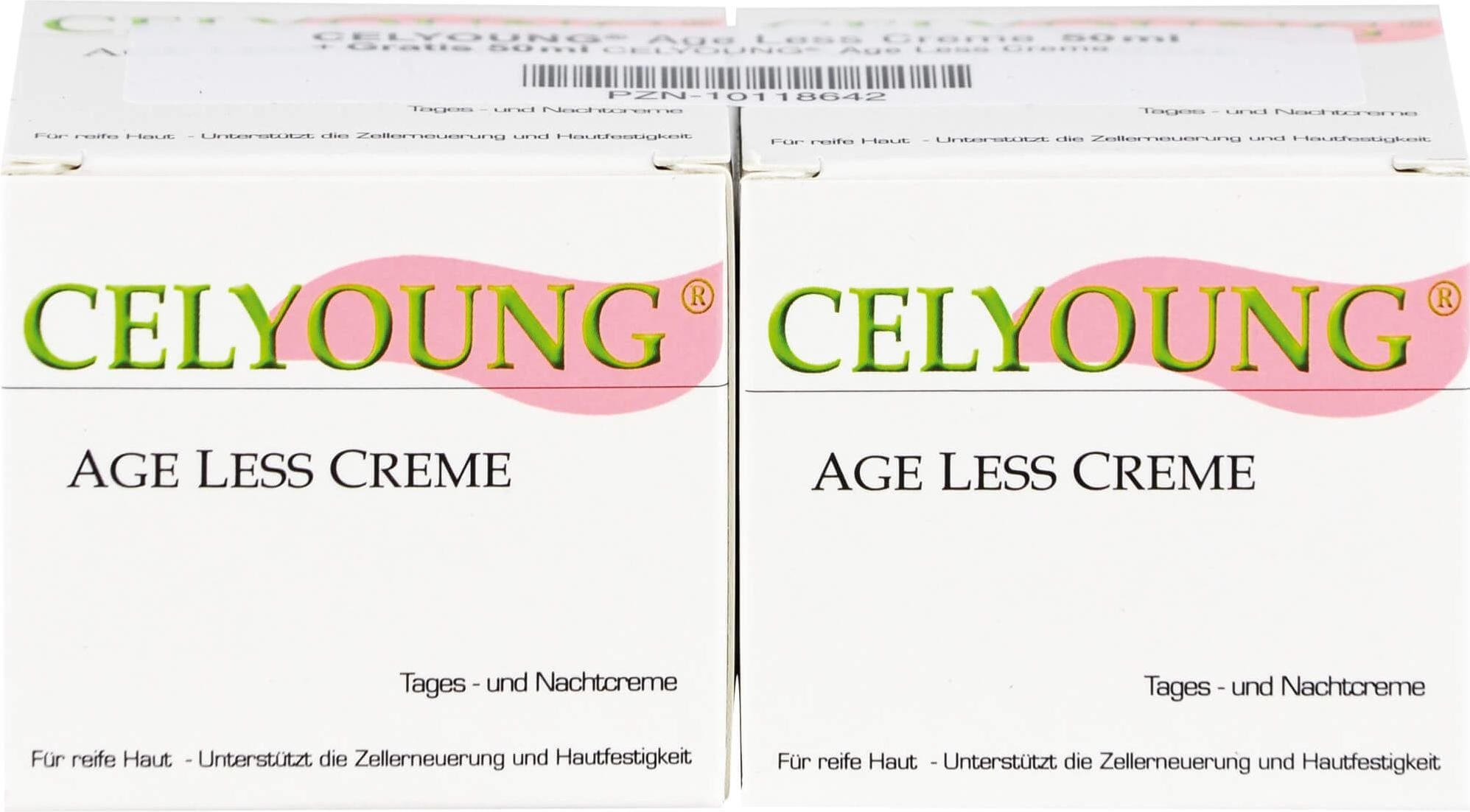 Celyoung, Gesichtscreme, Age Less plus Gratis Age Less Creme, 2X50 ml CRE (100 ml, Gesichtscrème)