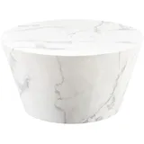 SalesFever Couchtisch Ø 80 cm - weiß