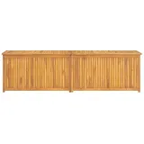 vidaXL Gartenbox 200x50x55 cm Massivholz Teak