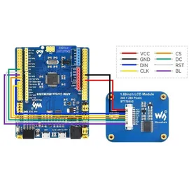 Waveshare 1.69inch LCD Display Module 240x280 IPS, SPI Interface 262K Colors