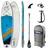 WHITE WATER SUP-Board-Set Set 2022 Funboard 10'8" x 34" x 6" Oceanblue