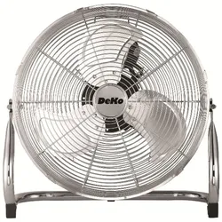 pegro Deko DeKo B141, Haushalts-Lamellenlüfter, Metallisch, Flur, Metall, 43 cm,