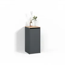 livinity® Paolina Badschrank 40,2 x 88,2 cm Anthrazit/Goldkraft Eiche