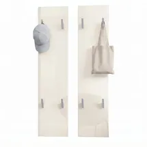 Vladon Garderobenpaneel 120 x 28 x 2 cm Creme