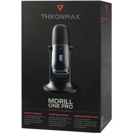 Thronmax Mdrill One Pro Kondensator Mikrofon (Schwarz) PC-Mikrofon