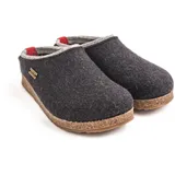 HAFLINGER Grizzly Kris Pantoffel Grau 46