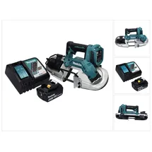 Makita Akku-Bandsäge DPB 183 RT1 18 V 66 mm + 1 x 5,0 Ah + Ladegerät