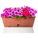 BigDean Blumenkasten 49 x 18 x 50 cm Terracotta