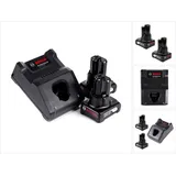 Bosch Professional Schnell Ladegerät für 12V Akkus ) + 2x 6,0 Ah Akku )