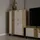 Forte Highboard FORTE "Killarney", beige (mauvella eiche, sand), B:88,1cm H:131,8cm T:42,0cm, Spanplatte, MDF, Metall, Dekorfolie, Sideboards, Highboard, Soft Close, Stauraum