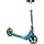 Muuwmi Aluminium Scooter 205 mm ABEC 7, GS-geprüft, höhenverstellbar, XL-Deck, grün-blau-schwarz