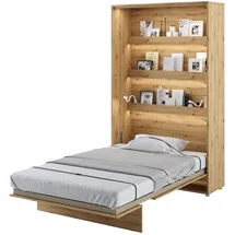 meblini Bed Concept 120 x 200 cm Artisan Eiche