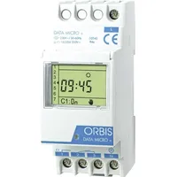 Orbis Zeitschalttechnik DATA MICRO + 230V Hutschienen-Zeitschaltuhr digital 250