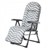 Kadax Gartensessel 2 Stück 59 x 59 x 108 cm grau