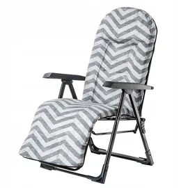 Kadax Gartensessel 2 Stück 59 x 59 x 108 cm grau