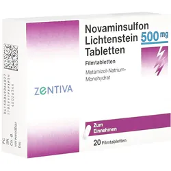 NOVAMINSULFON Lichtenst.500 mg Filmtabletten 20 St