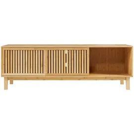 [en.casa] Ypäjä TV-Lowboard 150 x 42 x 50 cm Bambus Natur