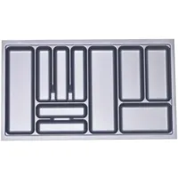 Orga-Box Besteckeinsatz 81,9 x 5,5 x 47,3 cm silbergrau