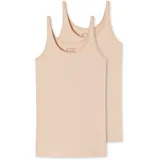 SCHIESSER Damen, Tops | Organic Cotton | 2er Pack | 174389 42, sand), - 42