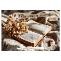 Calvendo Christlicher Kalender mit Bibelzitaten und spirituellen Bildern (Tischkalender