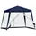 Outsunny Gartenpavillon 3 x 3 m inkl. 4 Seitenteile Blau