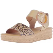 Gabor Keilsandaletten Damen Beige/Gold 38