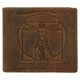 landleder Geldbörse Herren braun