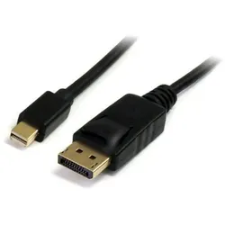 InLine Mini DisplayPort zu DisplayPort Kabel 0.5m, vergoldete Kontakte, schwarz