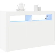 vidaXL Sideboard 116 x 30 x 75 cm Weiß