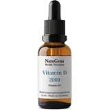 NatuGena Vitamin D 2000 | 15 ml | Hochdosiertes Vitamin D3 für optimale Aufnahme