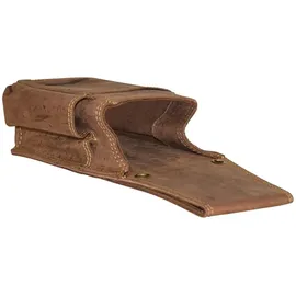 GREENBURRY Vintage Kellnertasche Leder Kellnerhalfter Holster Kellnerbörsenköcher braun