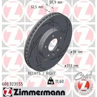 ZIMMERMANN Bremsscheibe BLACK Z
