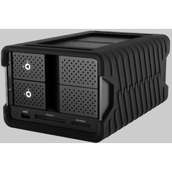 Glyph Blackbox PRO RAID 16TB with Hub, Enterprise Class, Thunderbolt 3 (40 TB), Externe Festplatte, Schwarz