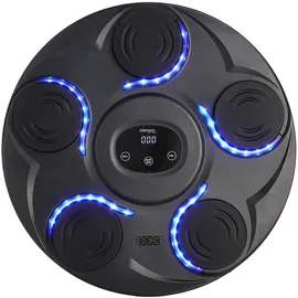 shop'n smile ideoon Fitness-Boxmaschine mit 7 Stufen & Bluetooth-Musik – Reaktions- & Koordinationstrainer, inkl. Boxhandschuhe – Für mehr Motivation