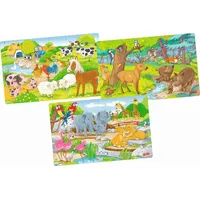 GoKi 57377 - Puzzles Tiere