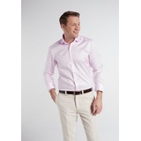 Eterna SLIM FIT Luxury Shirt in rosa unifarben, rosa, 42